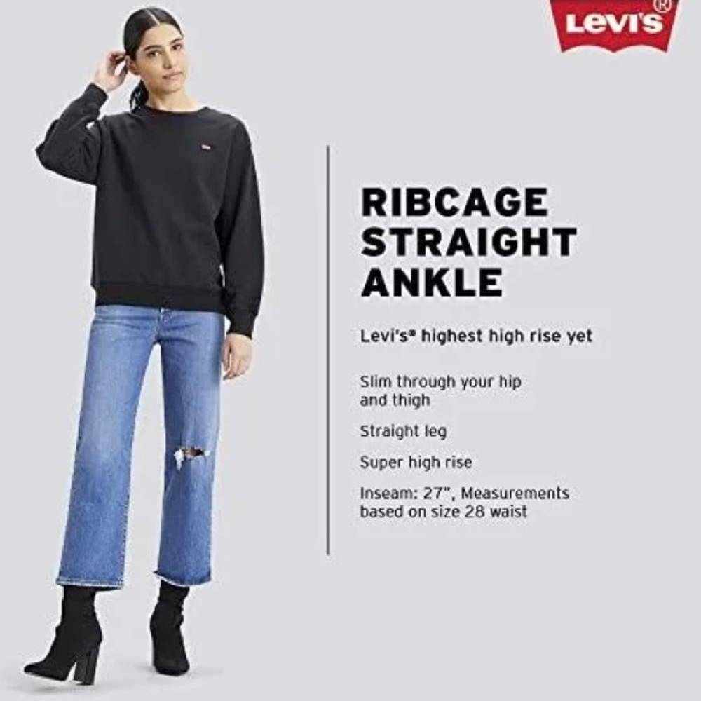 Levi's Ribcage Straight Ankle - Picture 4 of 9